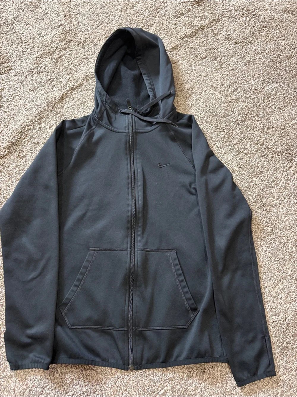 Nike Black Full-Zip Hooded Sweatshirt